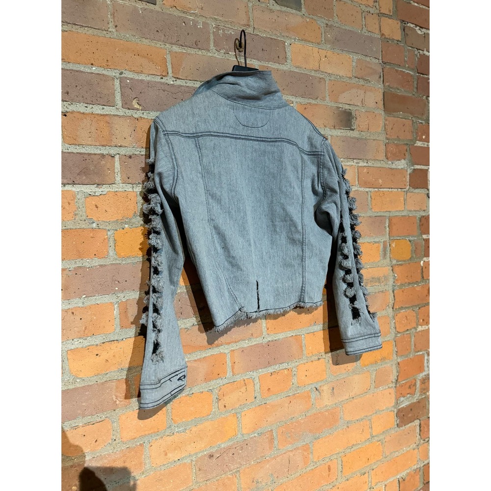 Denim Crop Jacket - Picture 3 of 7
